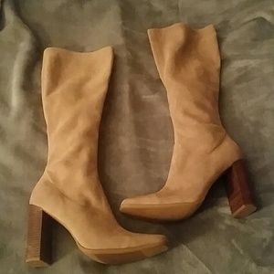 Bongo Suede Knee High Boots